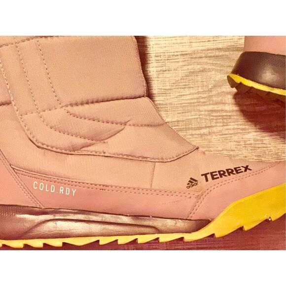 Adidas Terrex Choleah Insulated Hiking Snow Rain Boot Mauve GX8687 women’s size - Picture 3 of 8